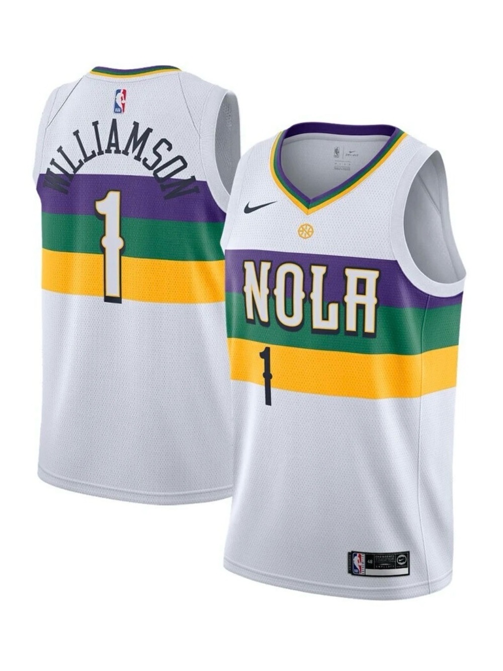 Zion Williamson New Orleans Pelicans Nike City Edition Swingman Jersey Men's XXL
